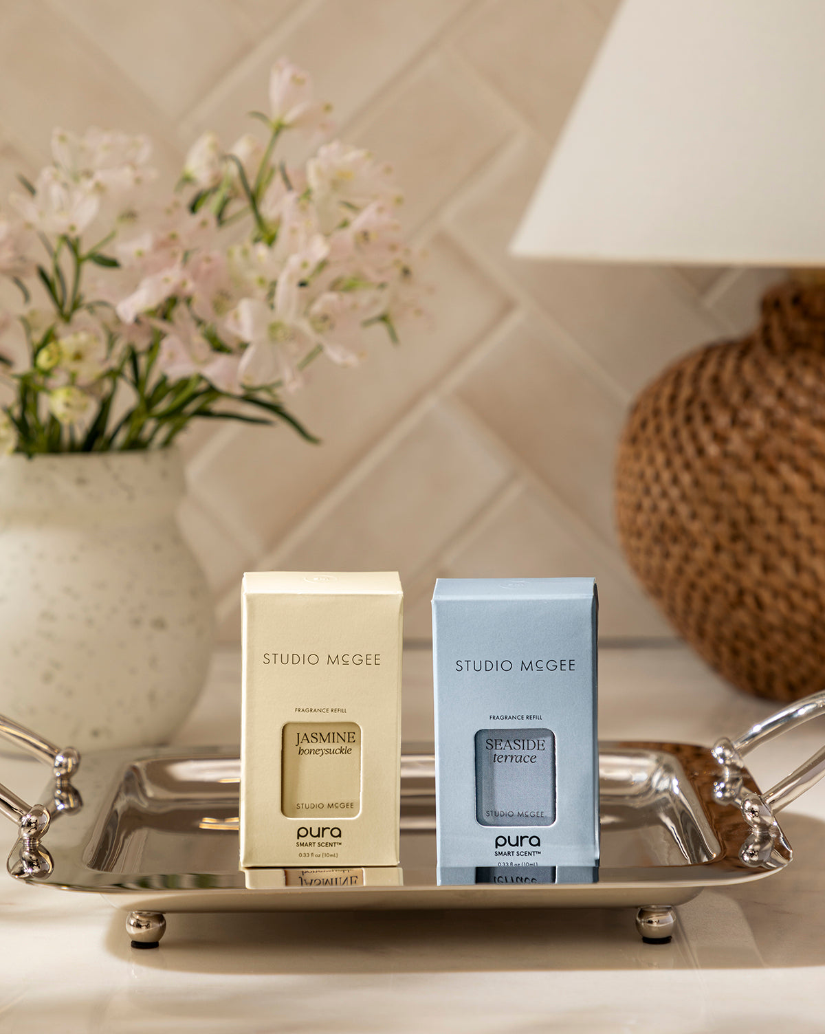 Recharge de parfum d'ambiance Pura x Studio McGee Jasmin Chèvrefeuille