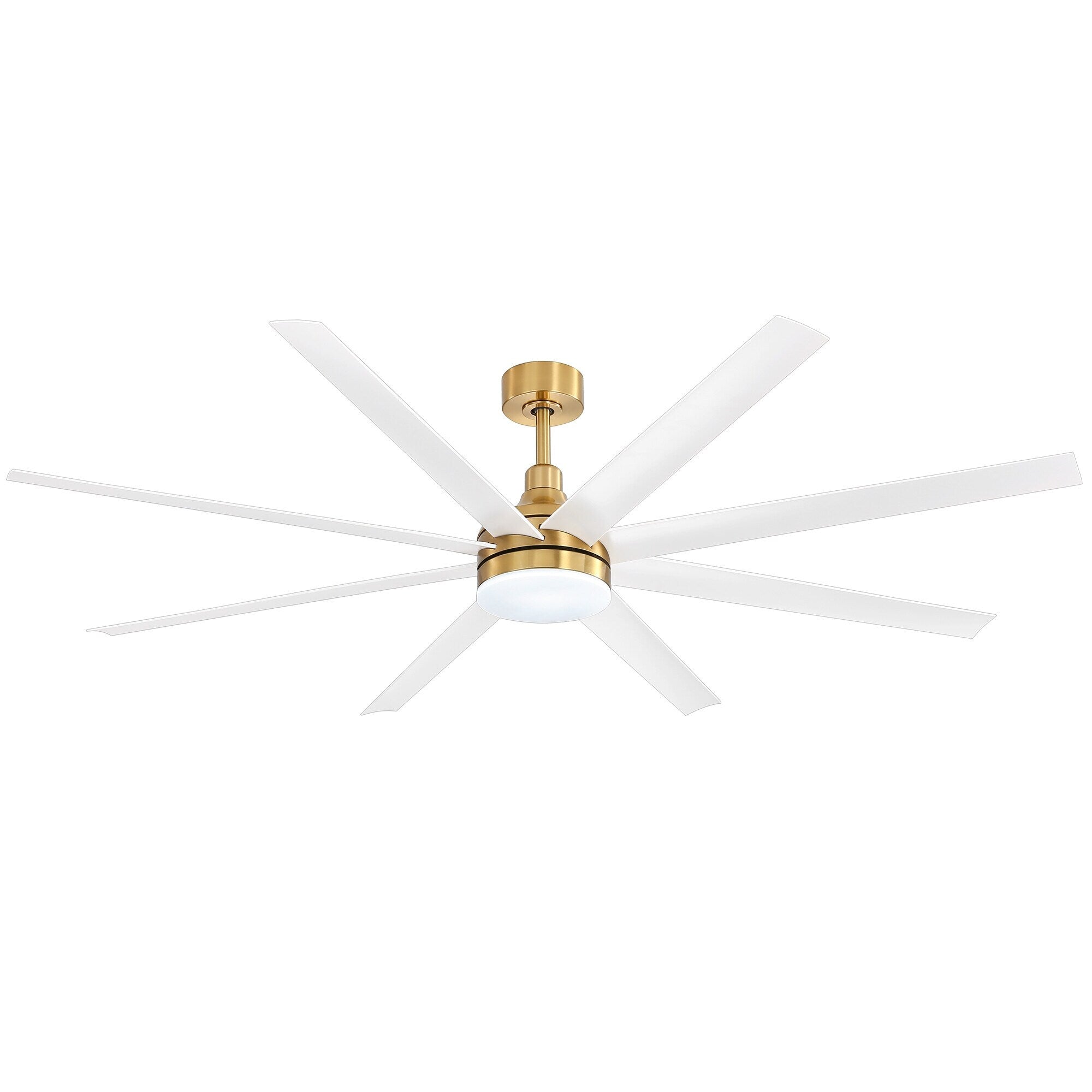 72 Large Ceiling Fans with LED Light Remote Control-8 Blade - 72 Inch