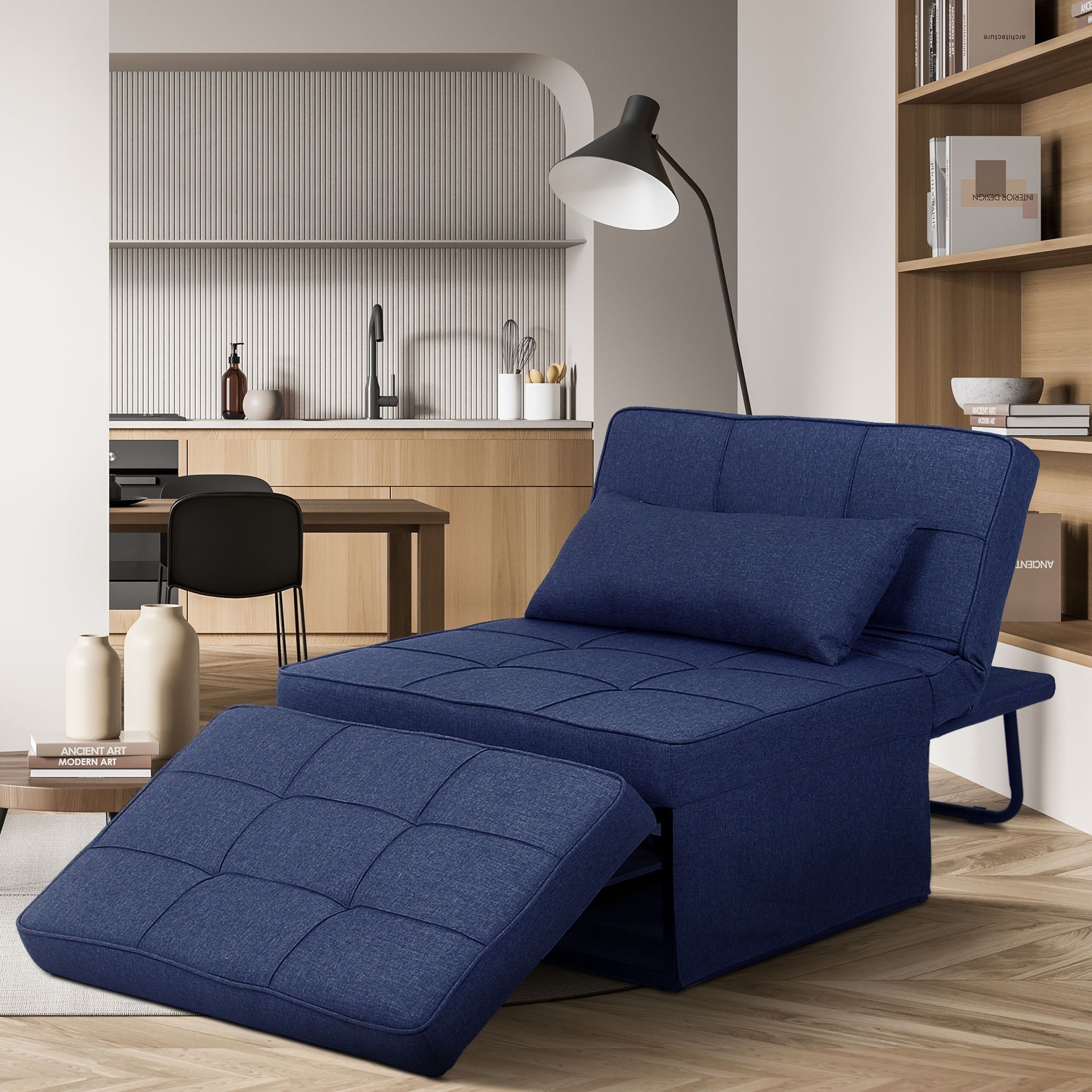 Canapé-lit convertible, canapé-lit, fauteuil inclinable, ottoman, pliable, pour salon
