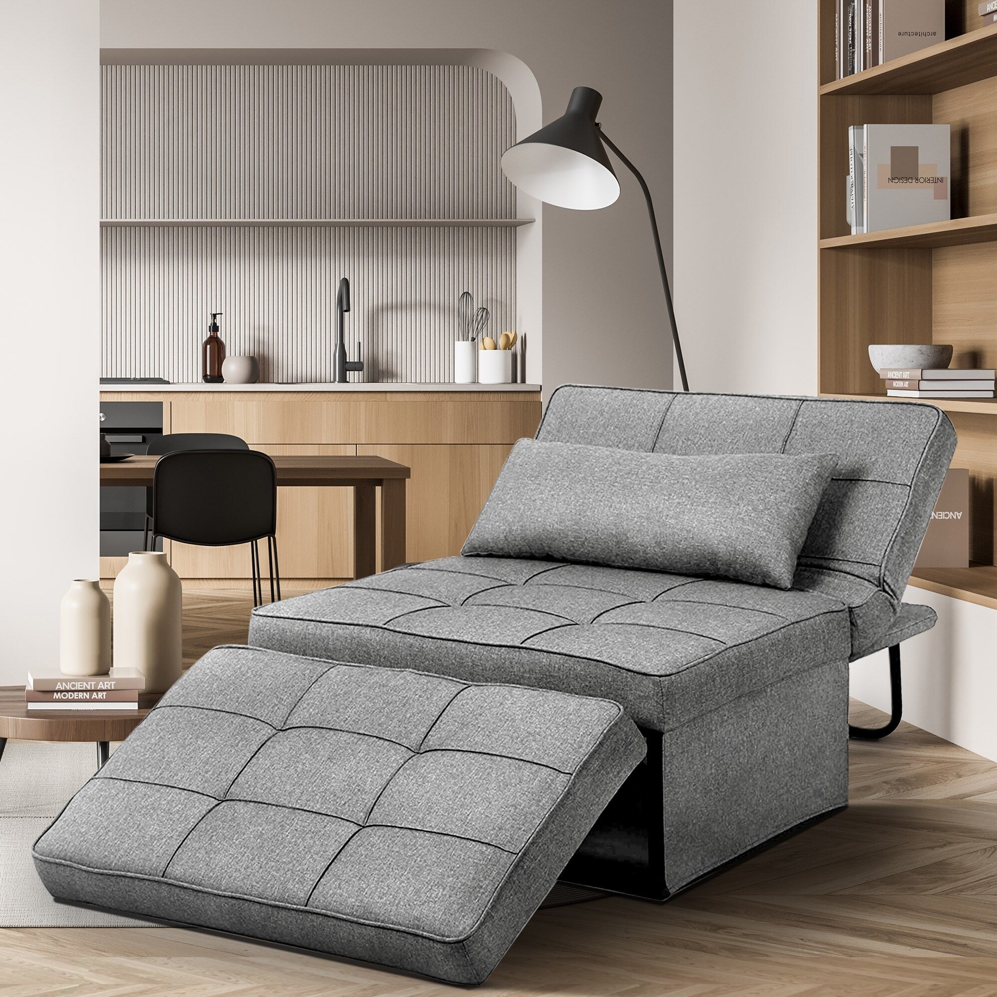 Canapé-lit convertible, canapé-lit, fauteuil inclinable, ottoman, pliable, pour salon