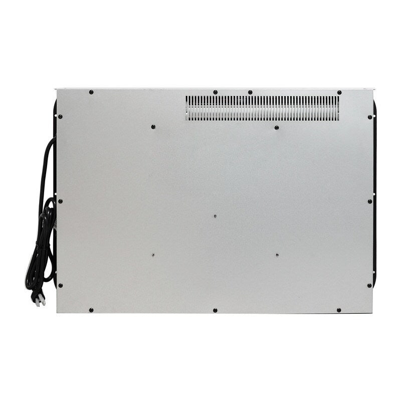 Foyer électrique encastrable avec chauffage réglable, luminosité, minuterie et protection contre la surchauffe, 1 400 W, homologué CSA