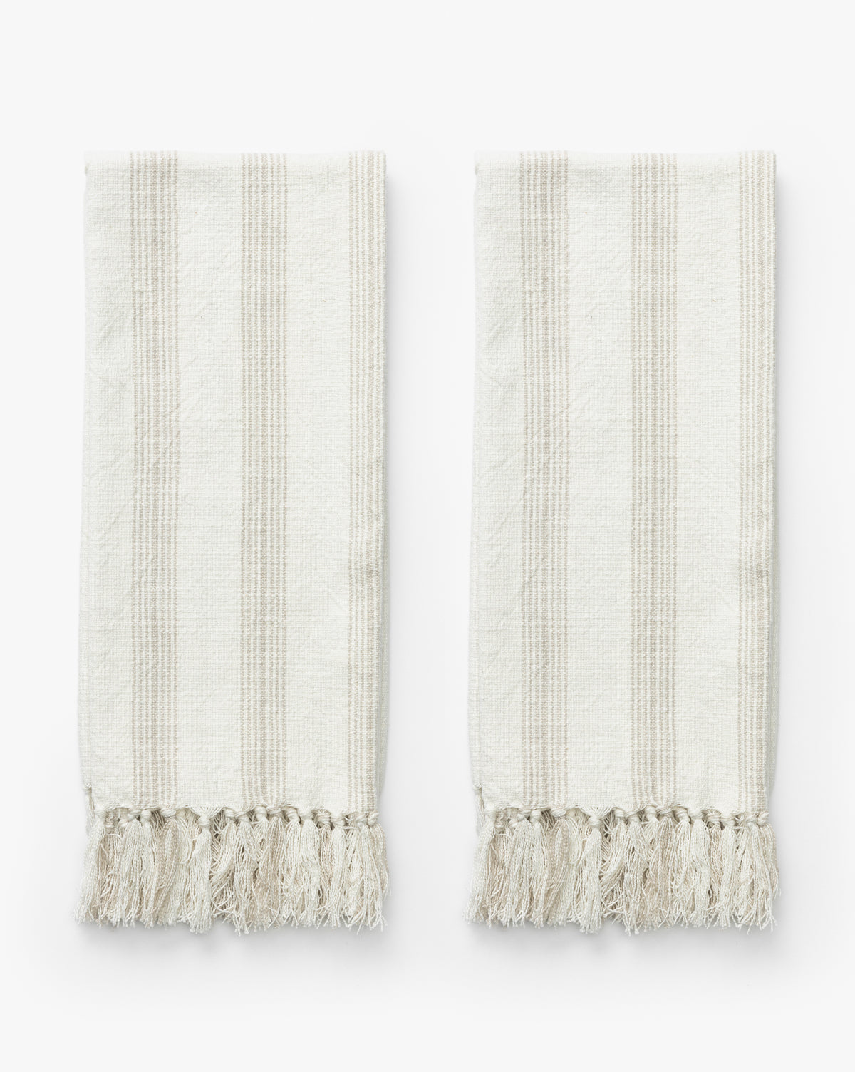 Essuie-mains à rayures françaises (lot de 2)
