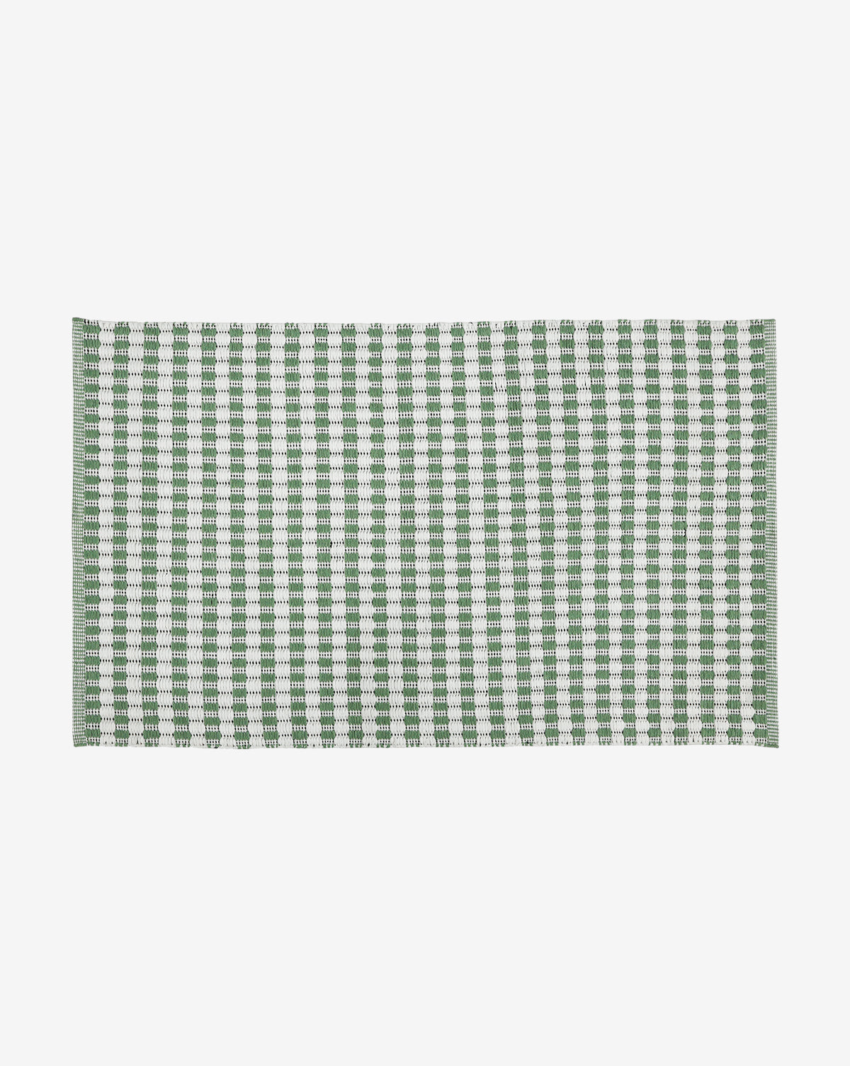 Tapis d'intérieur/extérieur tissé à la main vert Granada