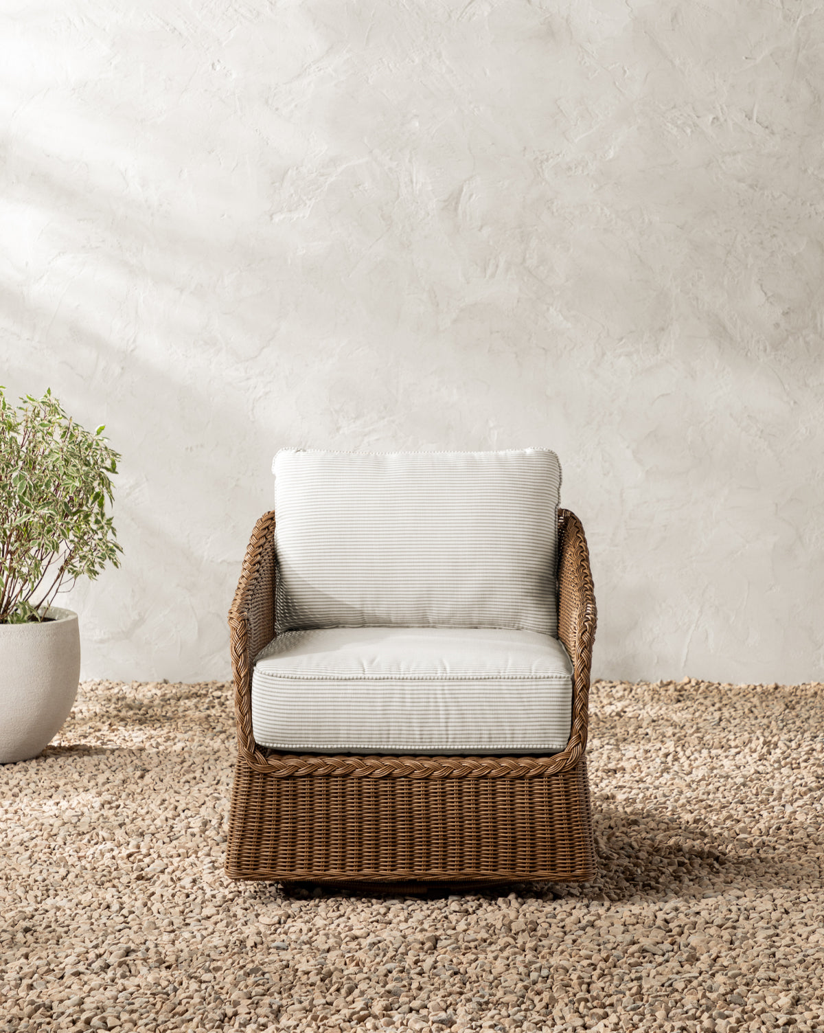Chaise longue pivotante d'extérieur Haviland