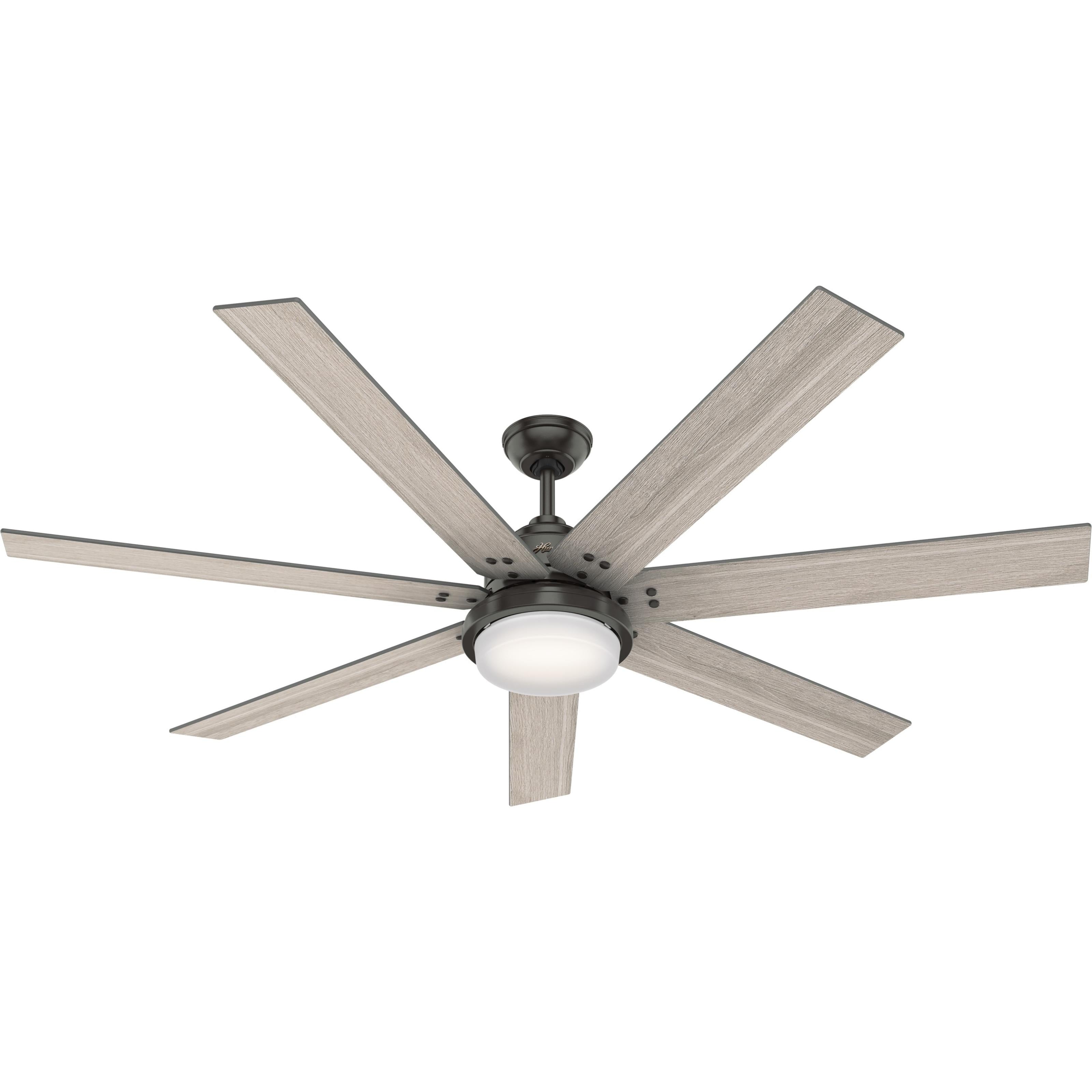 Hunter WiFi Whittington Ceiling Fan with LED Light, Handheld Remote - Windmill - Industrial, Farmhouse, Rustic - SMART FAN!