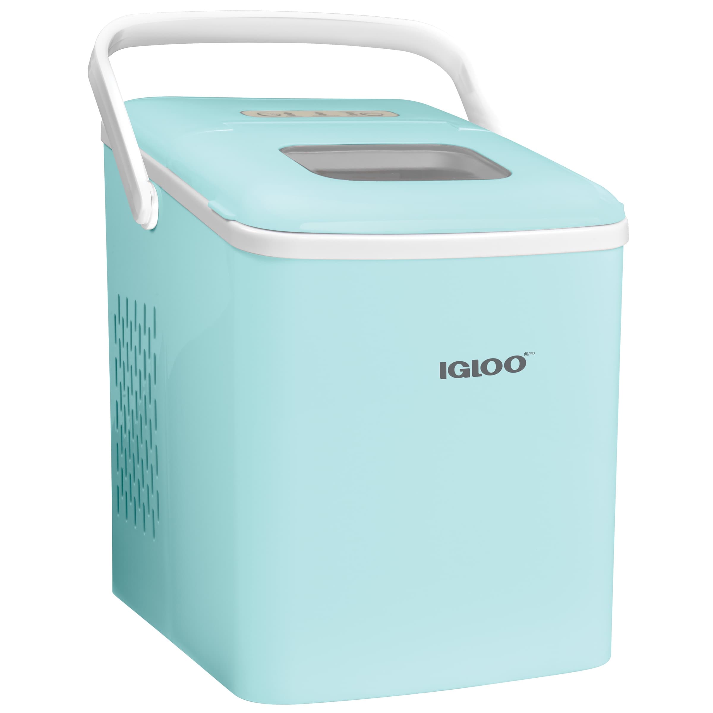 Machine à glaçons portative autonettoyante Igloo de 11,8 kg avec poignée, couleur aqua