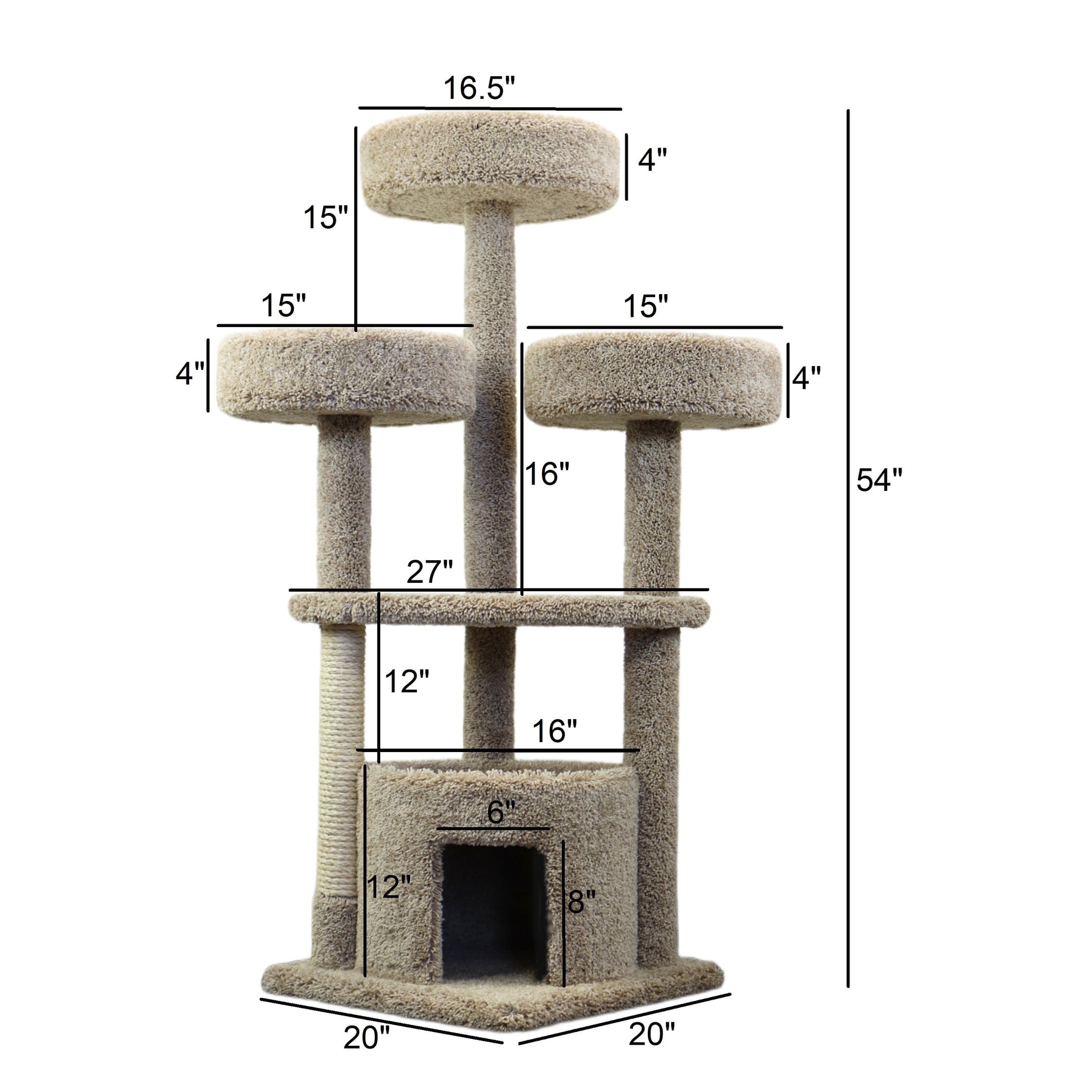 Nouveaux condos pour chats Grande maison pour chats