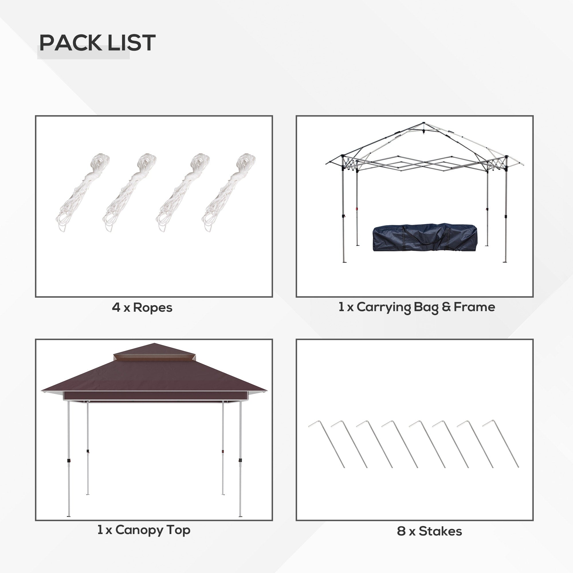 Outsunny 12' x 12' Pop Up Canopy Sun Shade Instant Tent Folding with Mesh Sidewall Netting, 3-Level Adjustable Height