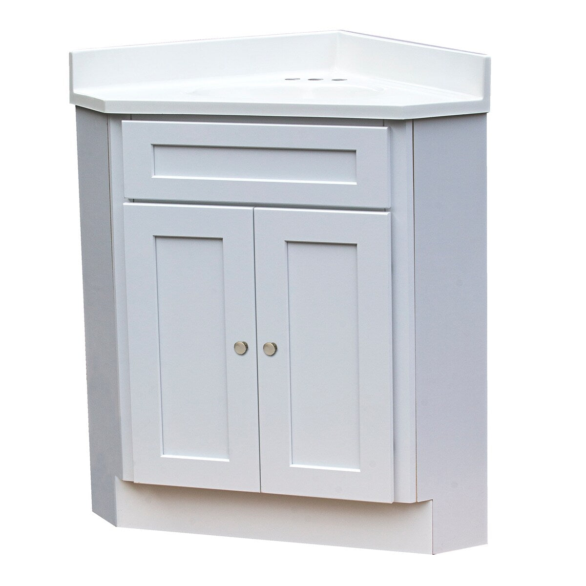 Shaker Corner Vanity 3 PC Set
