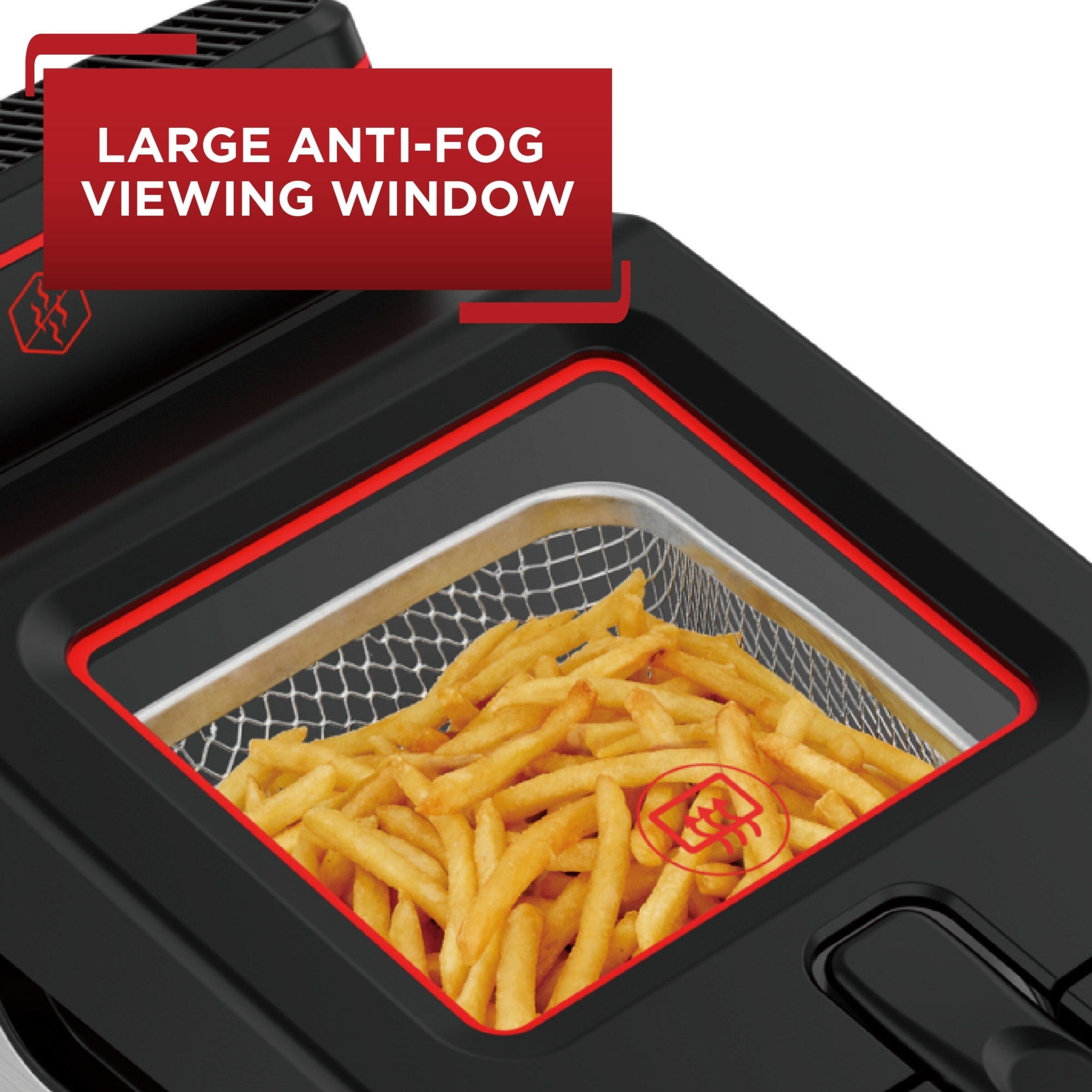T-fal Advanced Odorless Deep Fryer With Immersion Element, 3.5 L Oil Capacity - 3.5 Liter