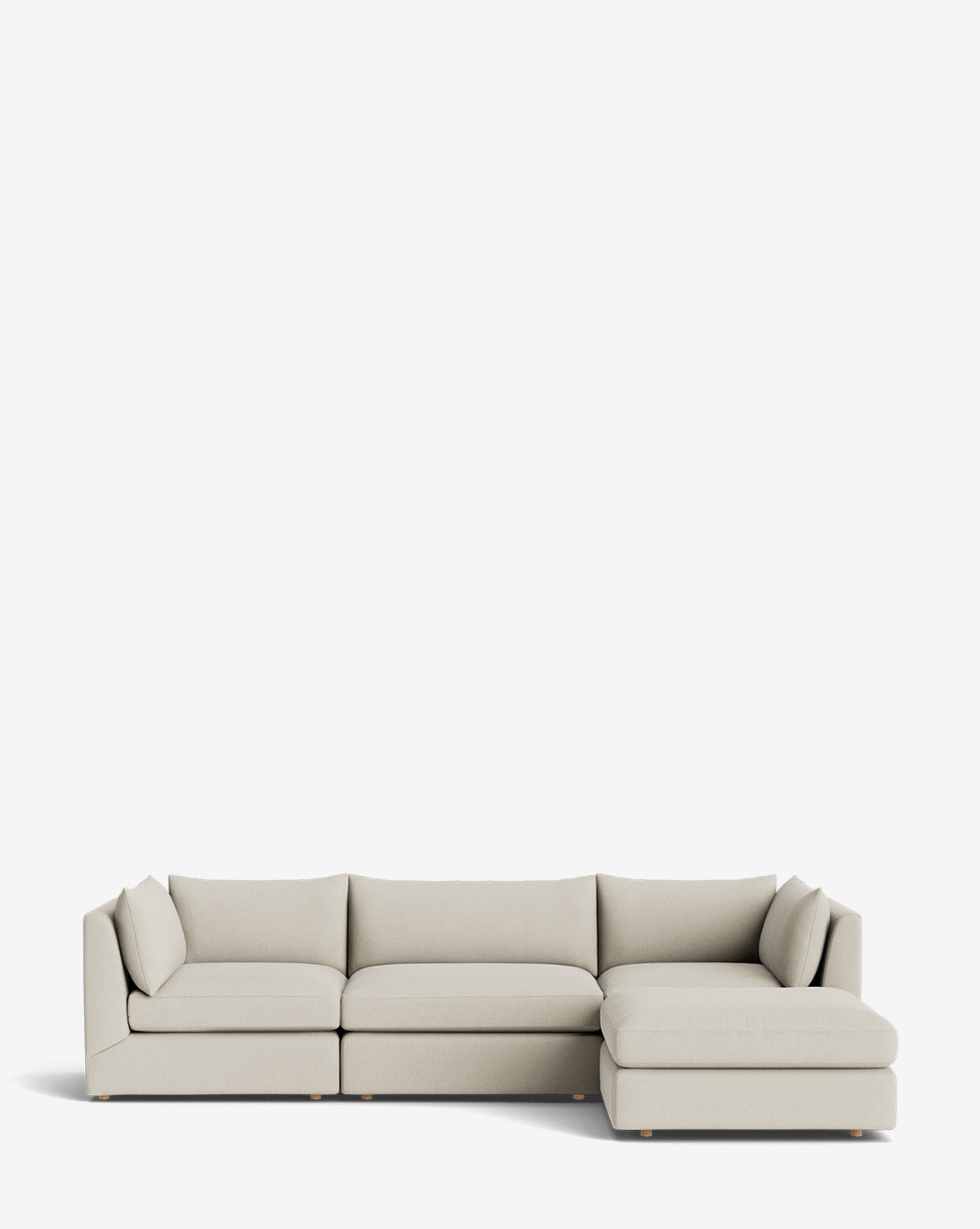 Canapé modulable Vivienne avec pouf