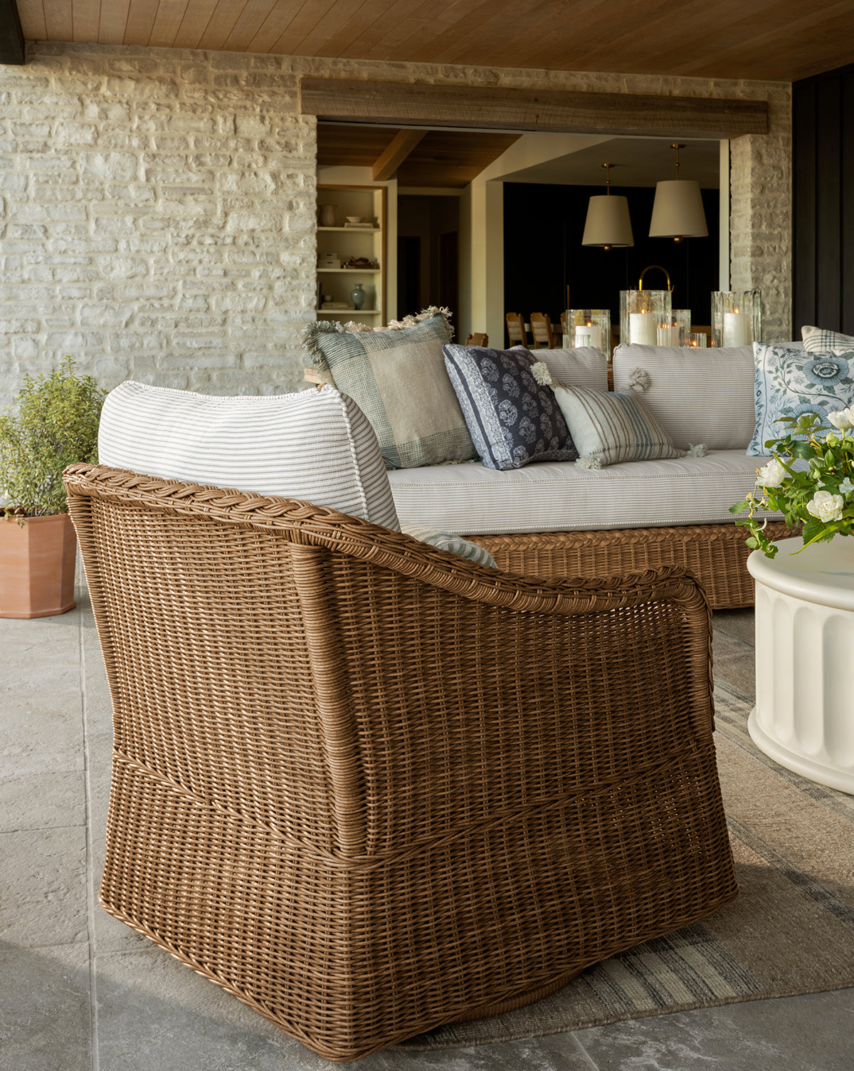 Chaise longue pivotante d'extérieur Haviland