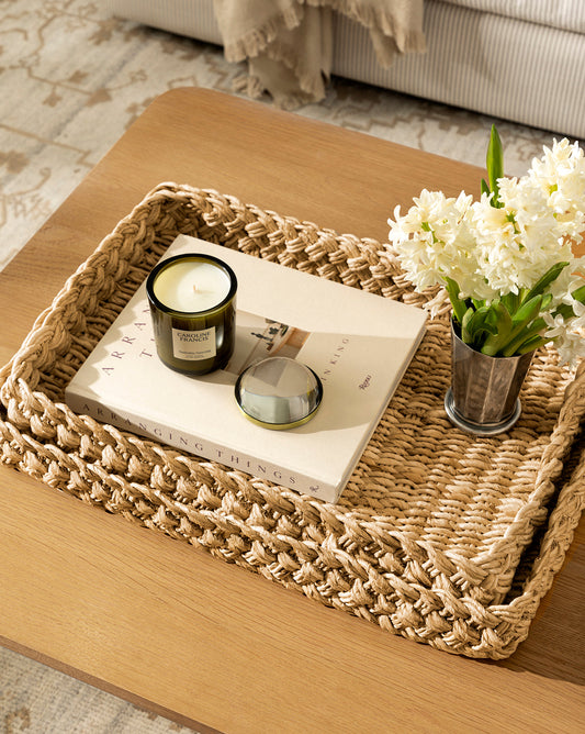 Plateaux tressés Eudora (lot de 2)