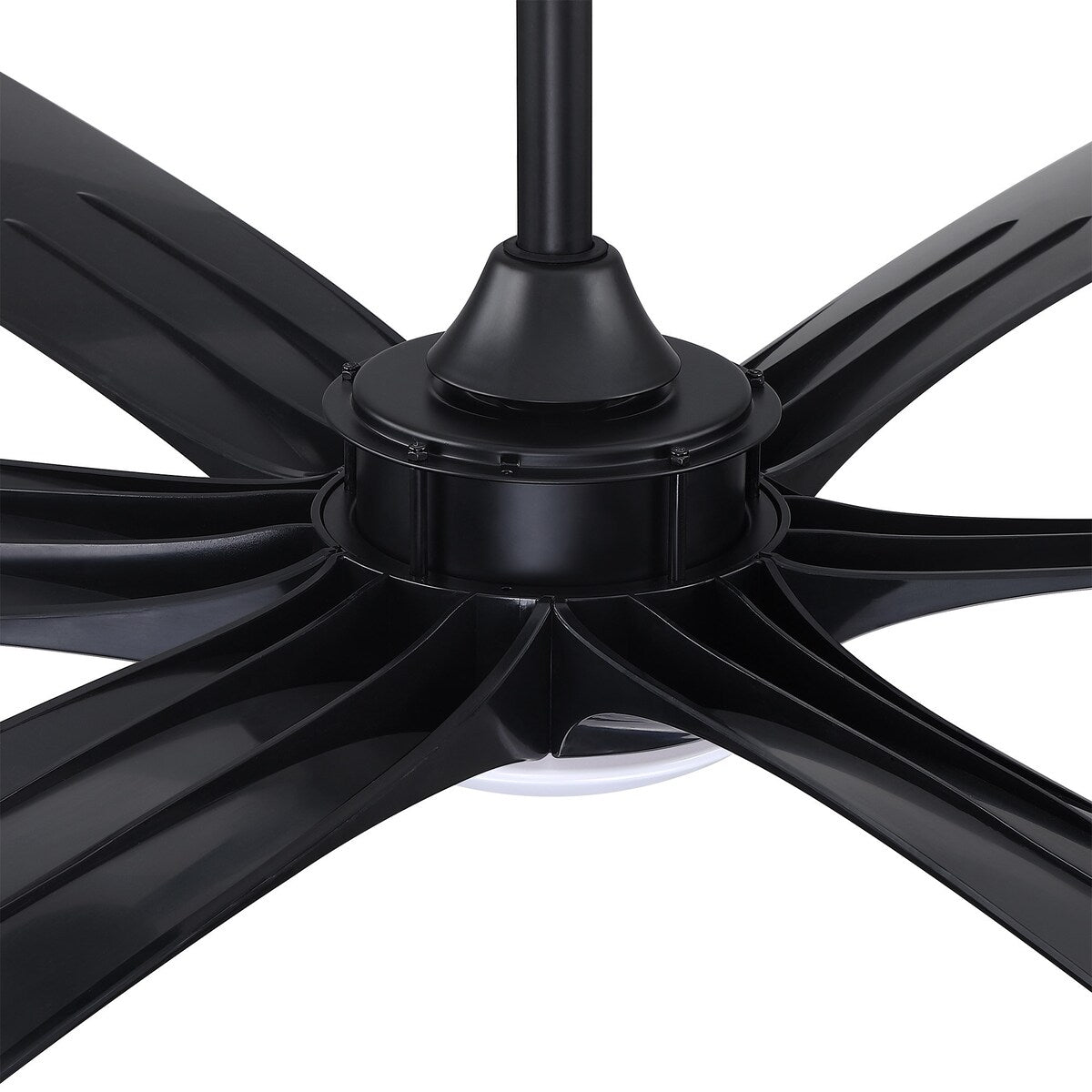 72-inch Driftwood 6-Blade Large DC Ceiling Fan with Light and Remote