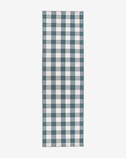 Tapis d'intérieur/extérieur tissé à la main bleu Belleville
