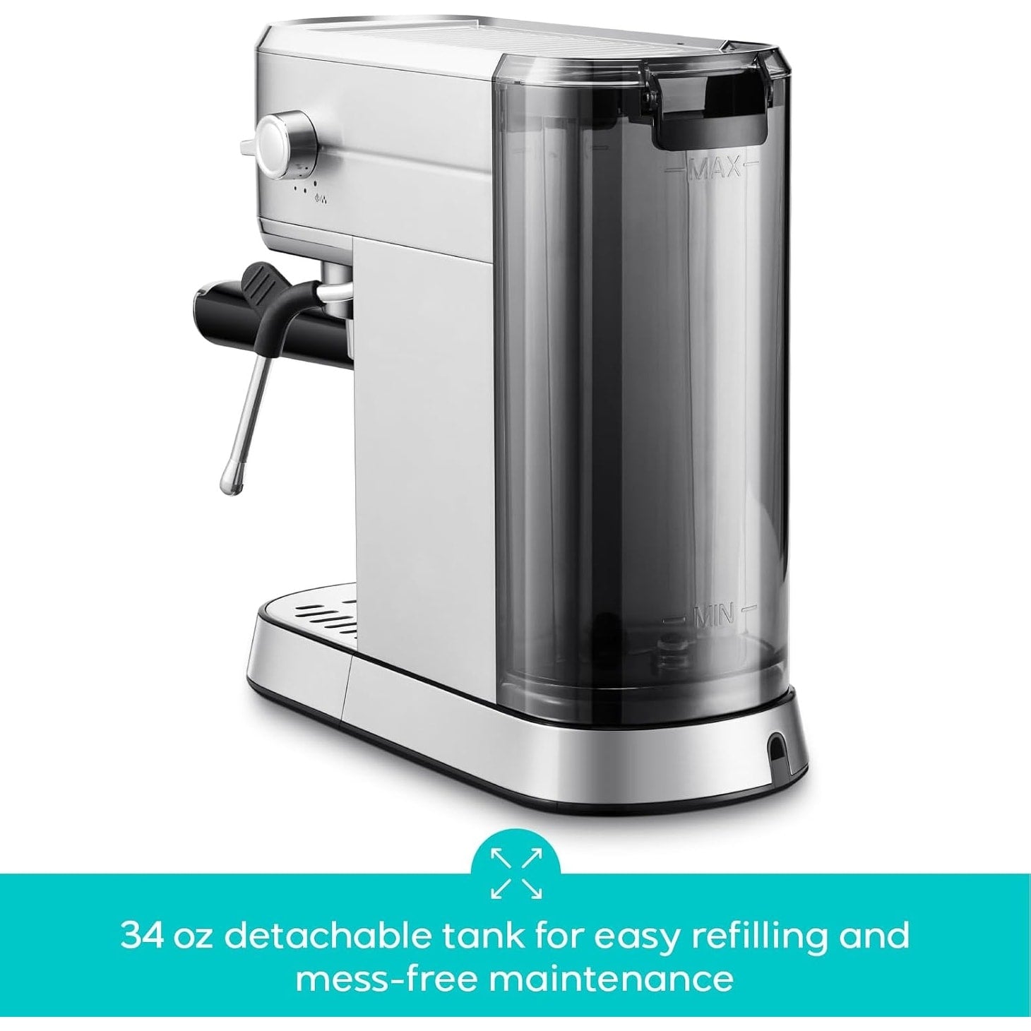 Machine à expresso CASABREWS CM5418 20 bars avec buse vapeur pour mousse de lait