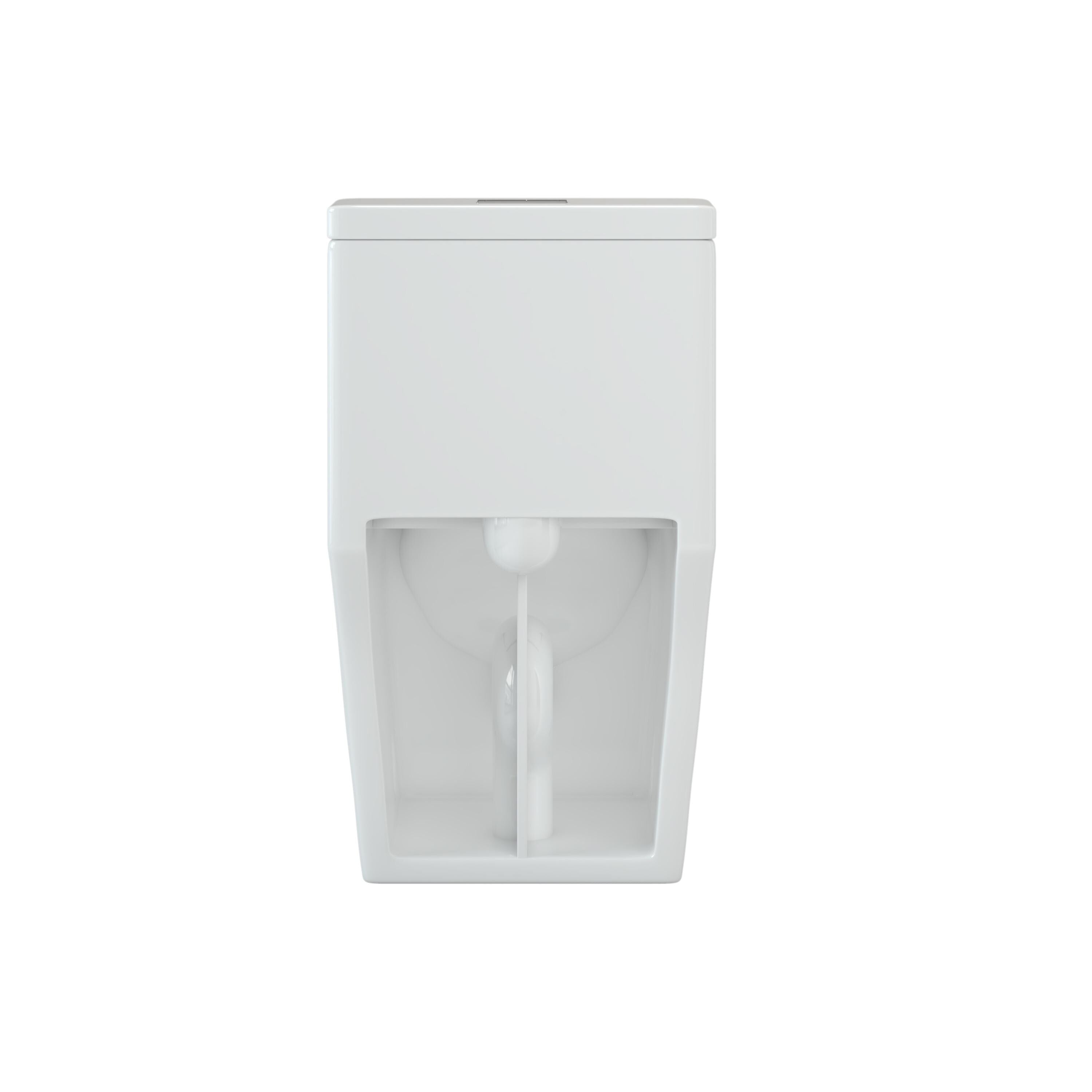 CB HOME 24'' Small Compact One Piece Toilet, Dual Flush Modern Siphon Short Toilet with Soft Closing Seat,16.5''Comfort Height