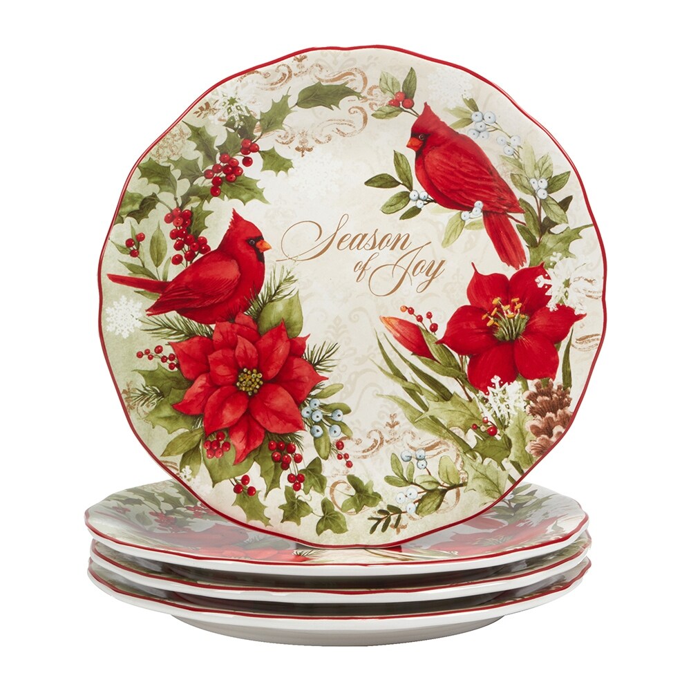 Certified International Winter's Medley 16 pc Dinnerware Set, Service for 4