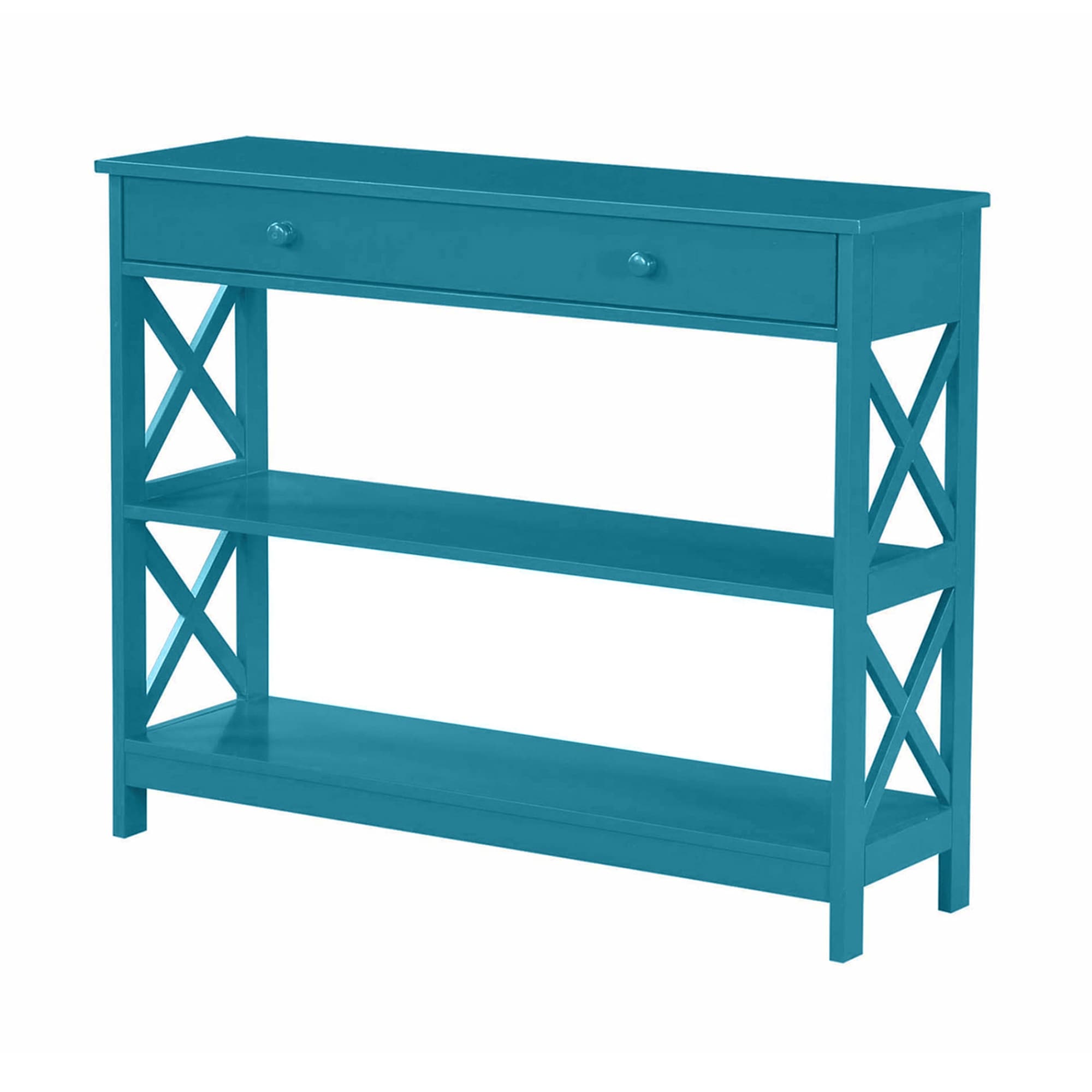 Console Oxford à 1 tiroir avec étagères Convenience Concepts
