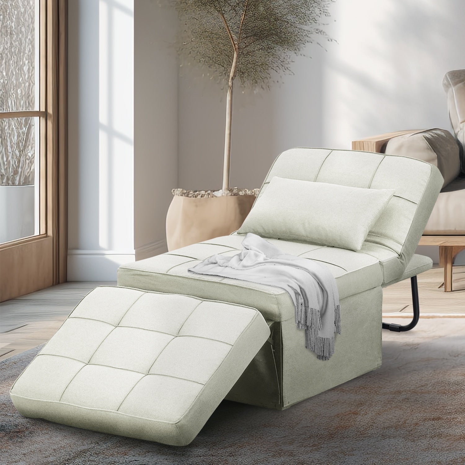 Canapé-lit convertible, canapé-lit, fauteuil inclinable, ottoman, pliable, pour salon
