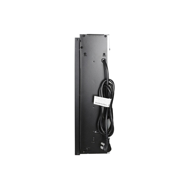 Foyer électrique encastrable avec chauffage réglable, luminosité, minuterie et protection contre la surchauffe, 1 400 W, homologué CSA