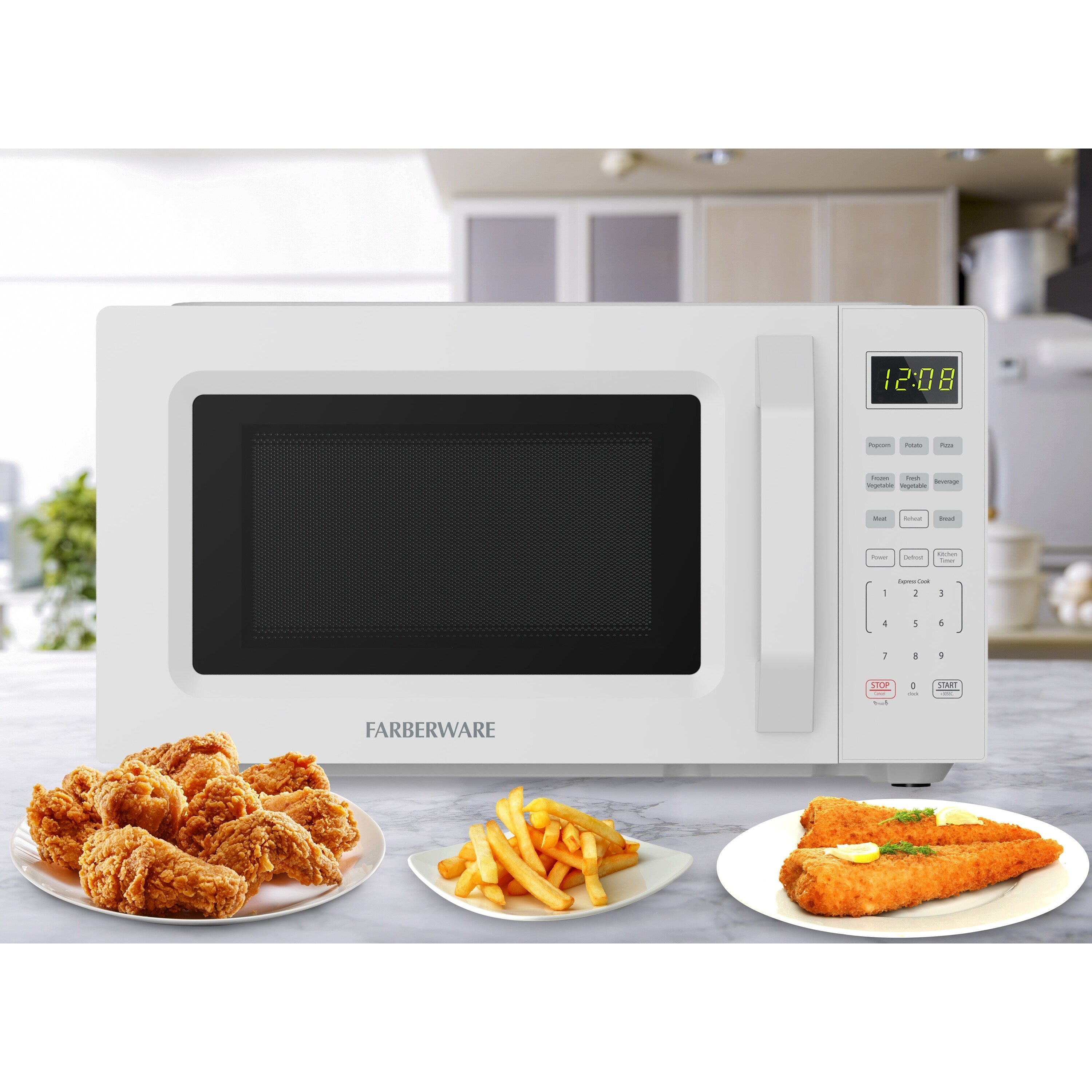 Four à micro-ondes compact de comptoir Farberware de 700 watts
