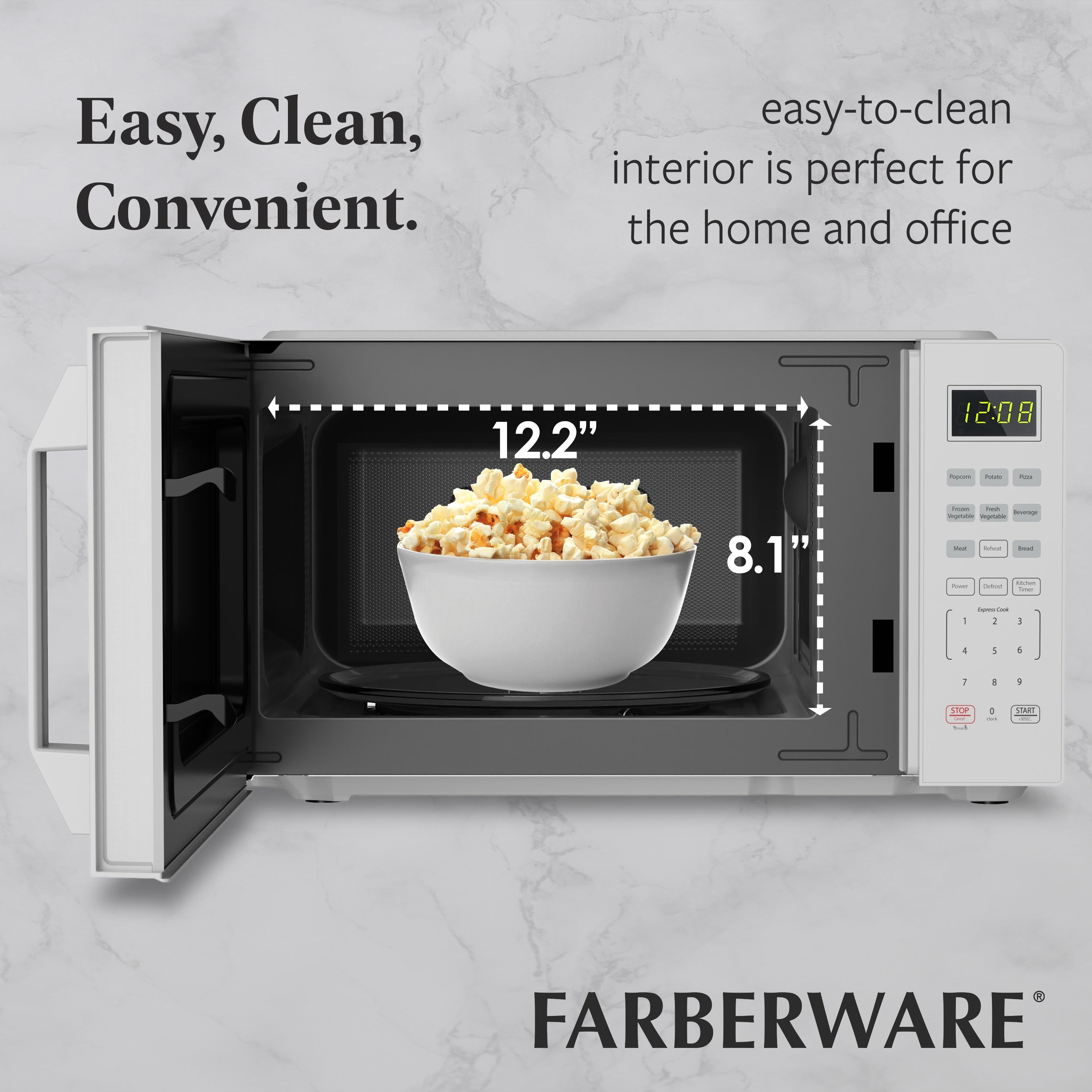 Four à micro-ondes compact de comptoir Farberware de 700 watts