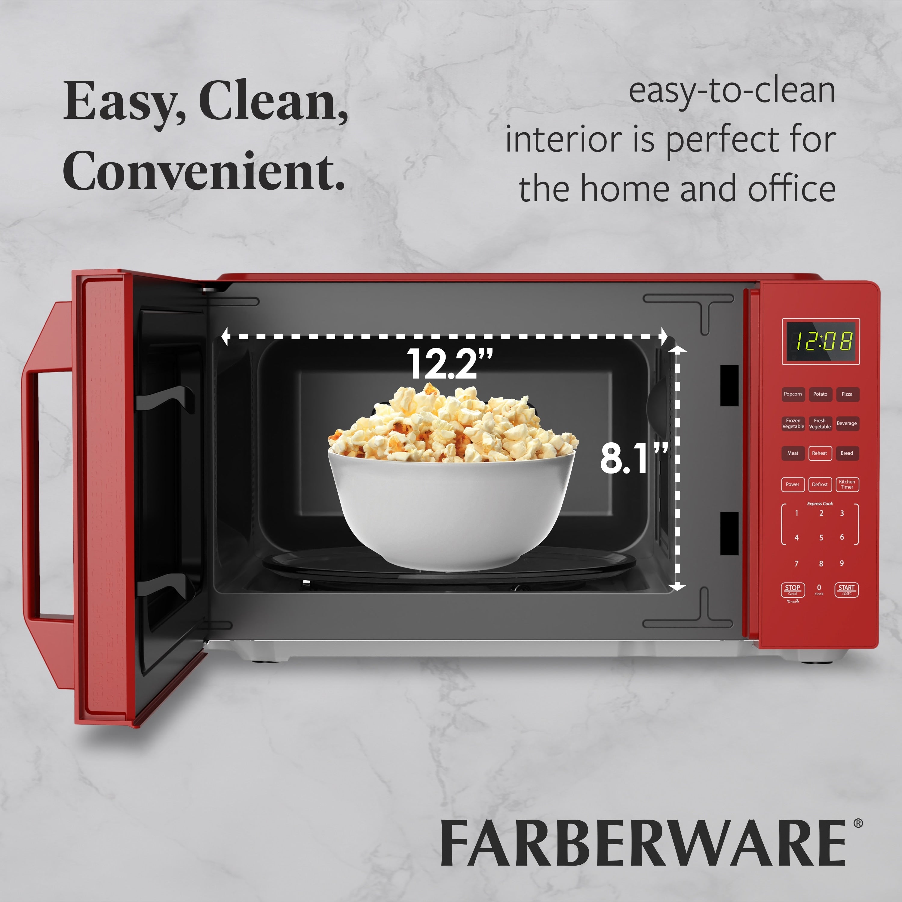 Four à micro-ondes compact de comptoir Farberware de 700 watts