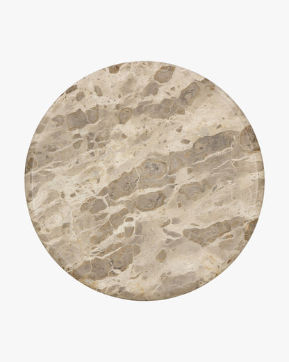 Table d'appoint en marbre fossile