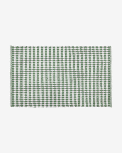 Tapis d'intérieur/extérieur tissé à la main vert Granada