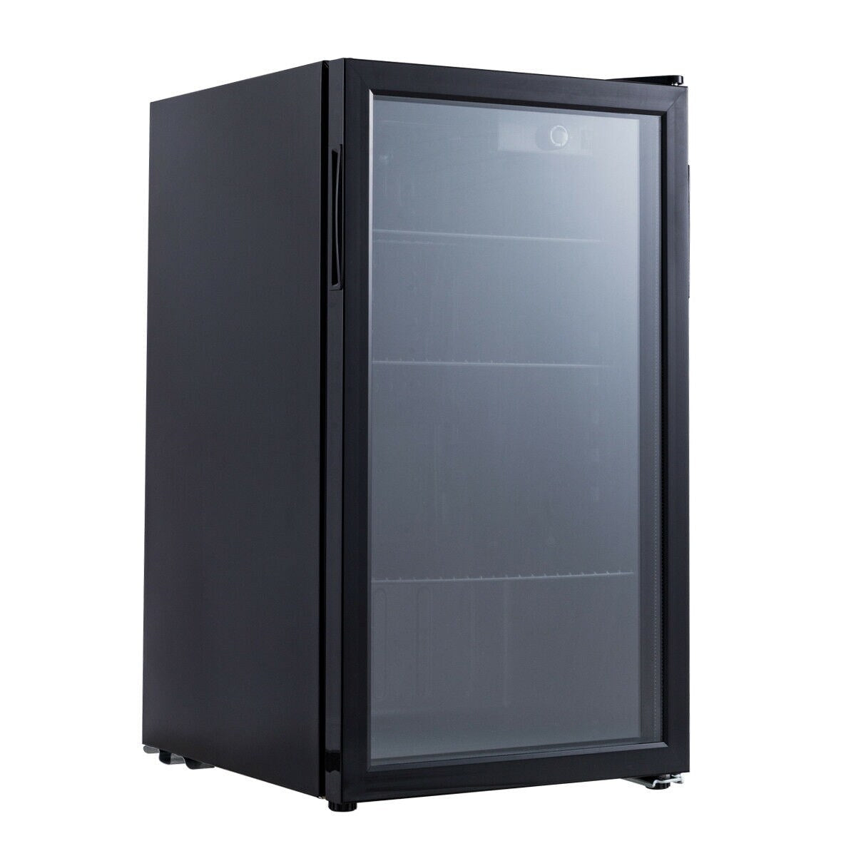 Réfrigérateur à boissons Gymax 120 canettes Mini refroidisseur de boissons pour bière, vin, soda