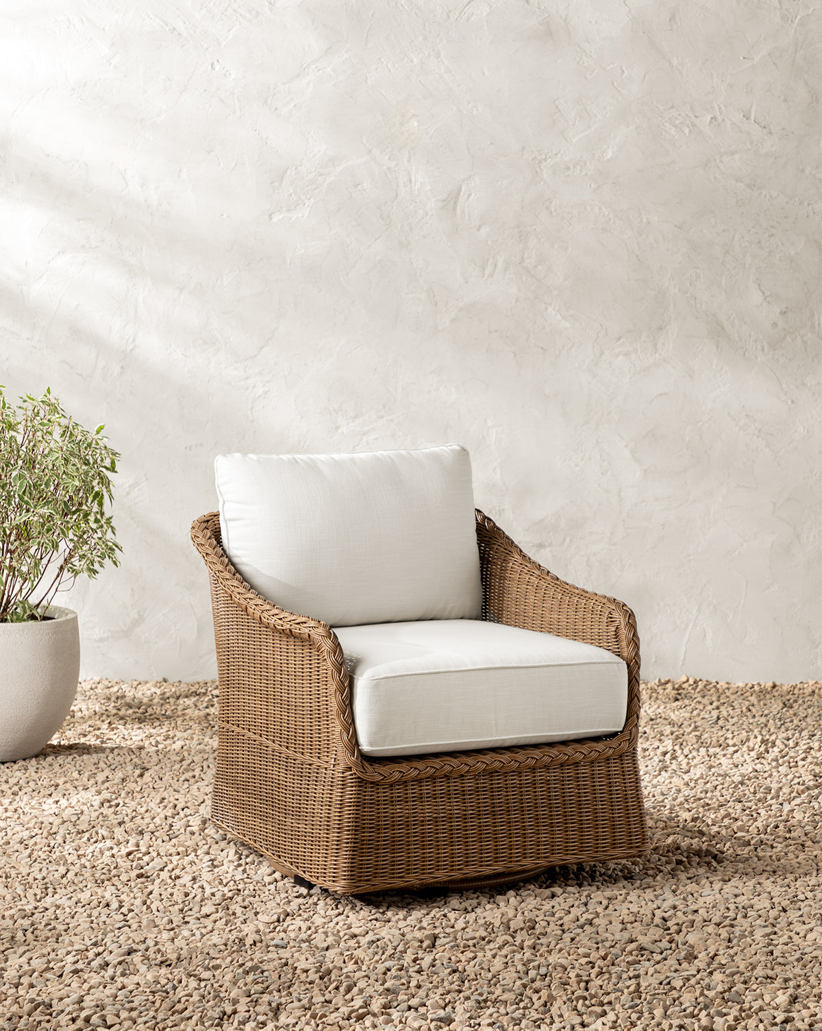 Chaise longue pivotante d'extérieur Haviland