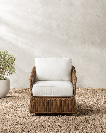 Chaise longue pivotante d'extérieur Haviland