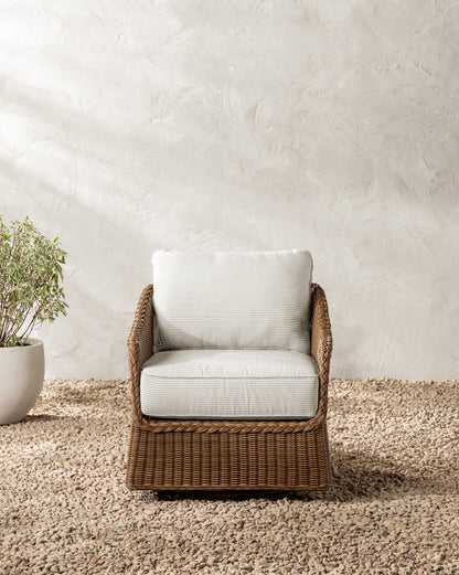 Chaise longue pivotante d'extérieur Haviland