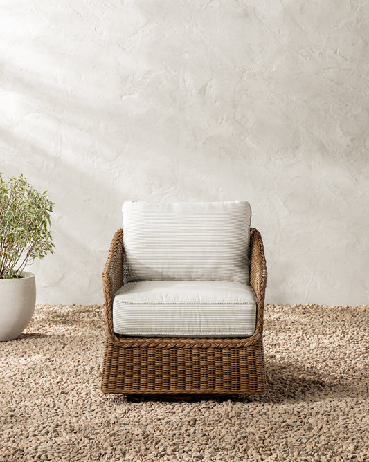 Chaise longue pivotante d'extérieur Haviland