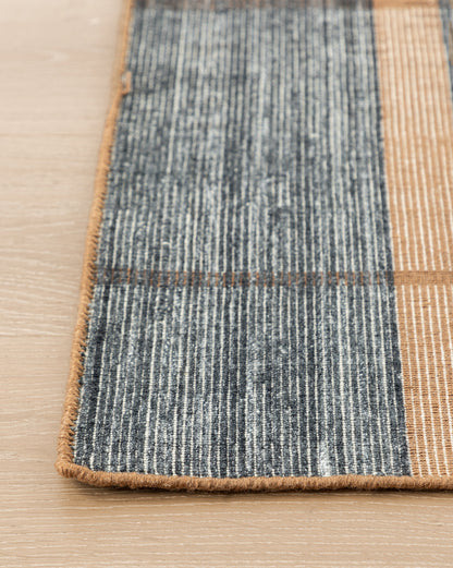 Tapis d'intérieur/extérieur tissé à la main Heriot