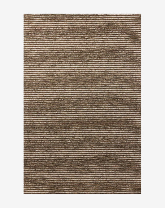 Tapis en laine touffeté à la main Inara Brown