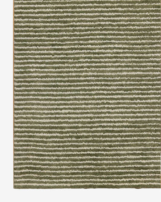 Tapis en laine touffeté à la main Inara Green