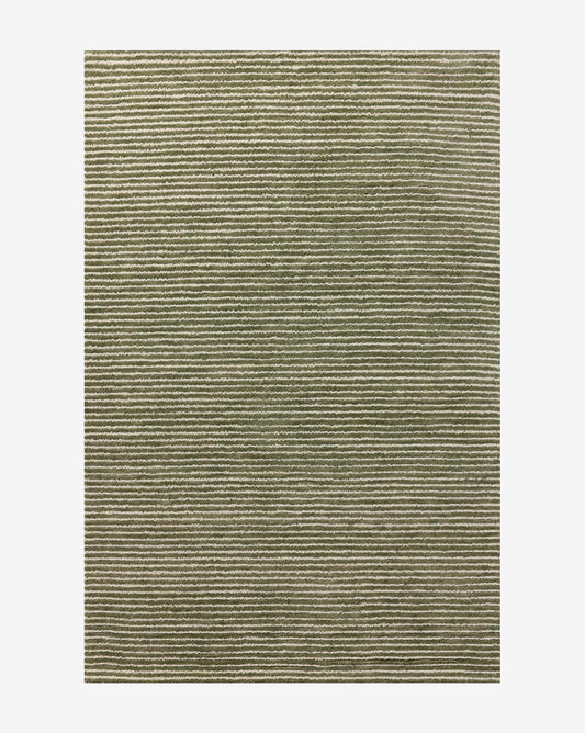 Tapis en laine touffeté à la main Inara Green
