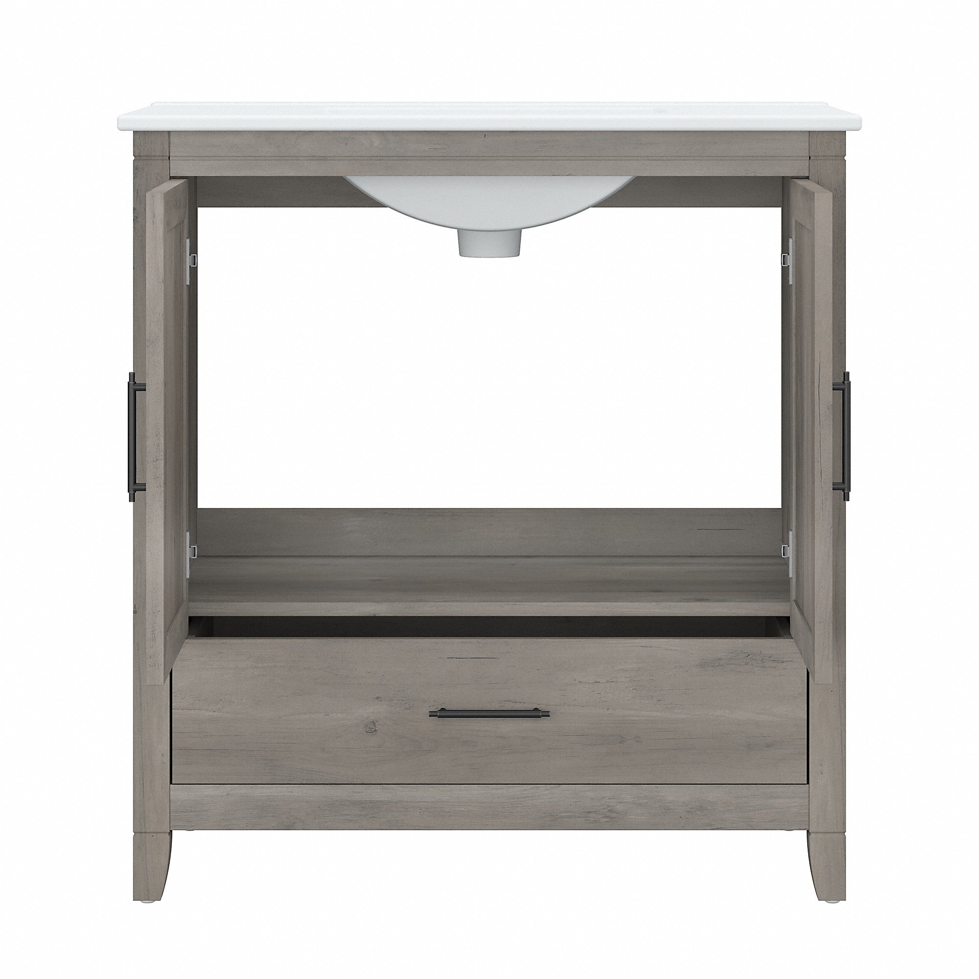 Key West 32W Bathroom Vanity with Sink by Bush Furniture