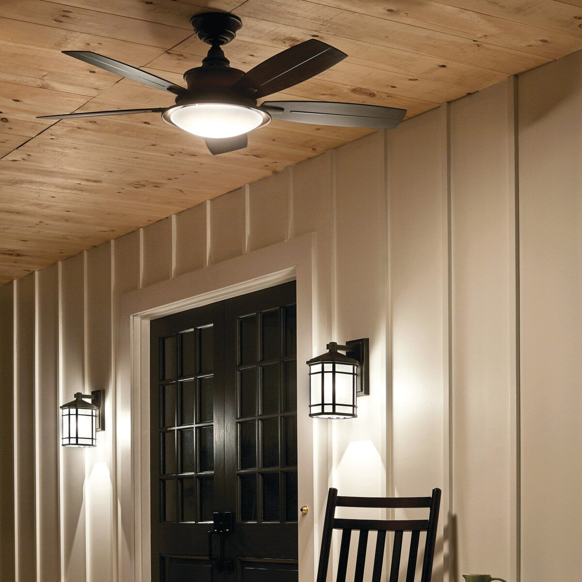 Kichler Cameron 52 5 Blade LED Ceiling Fan with Remote Control