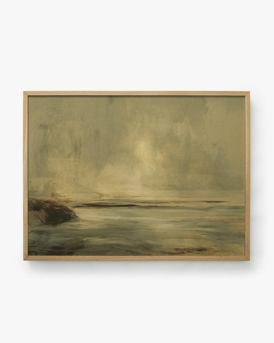 Pointe bleue brumeuse