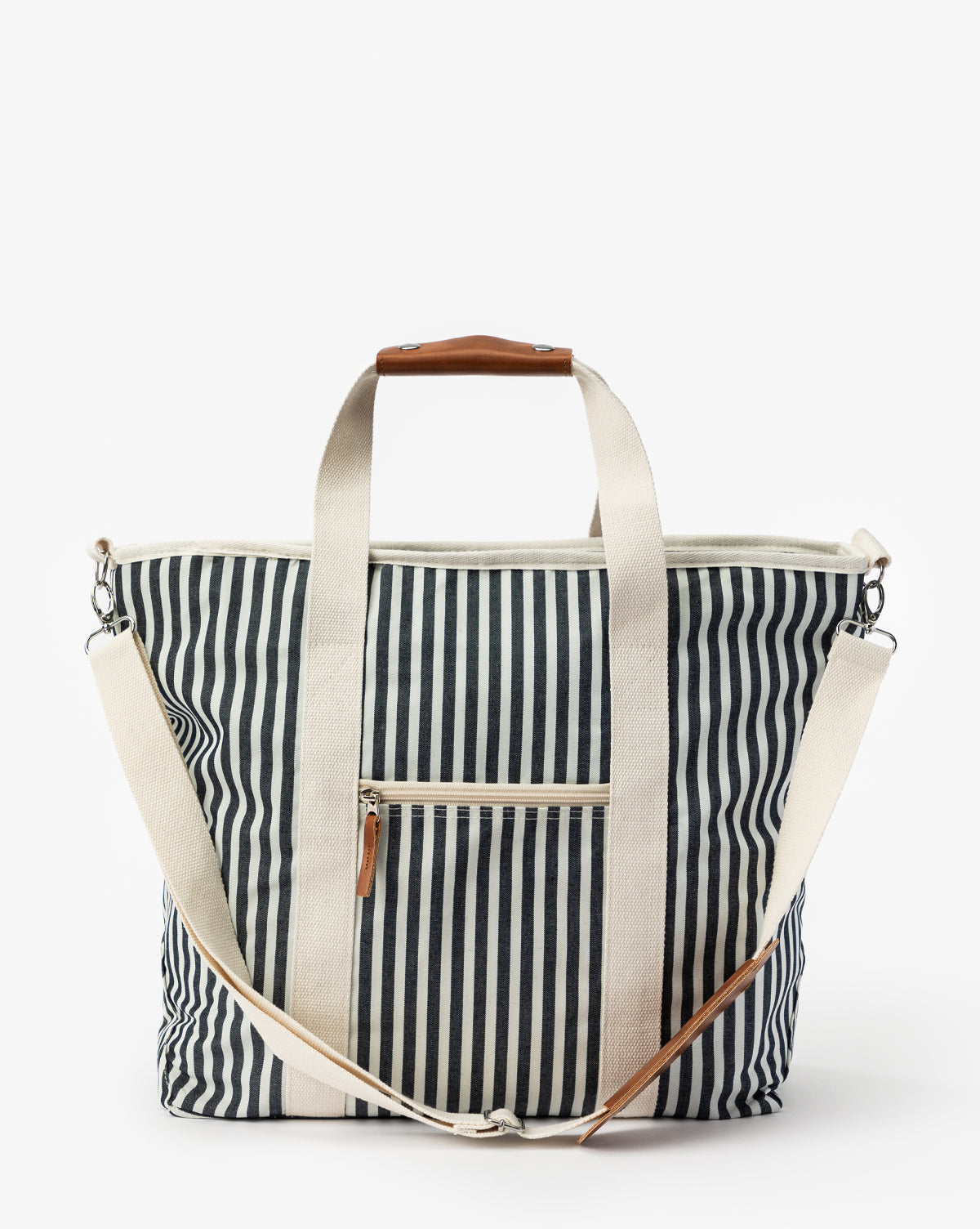 Sac isotherme à rayures bleu marine
