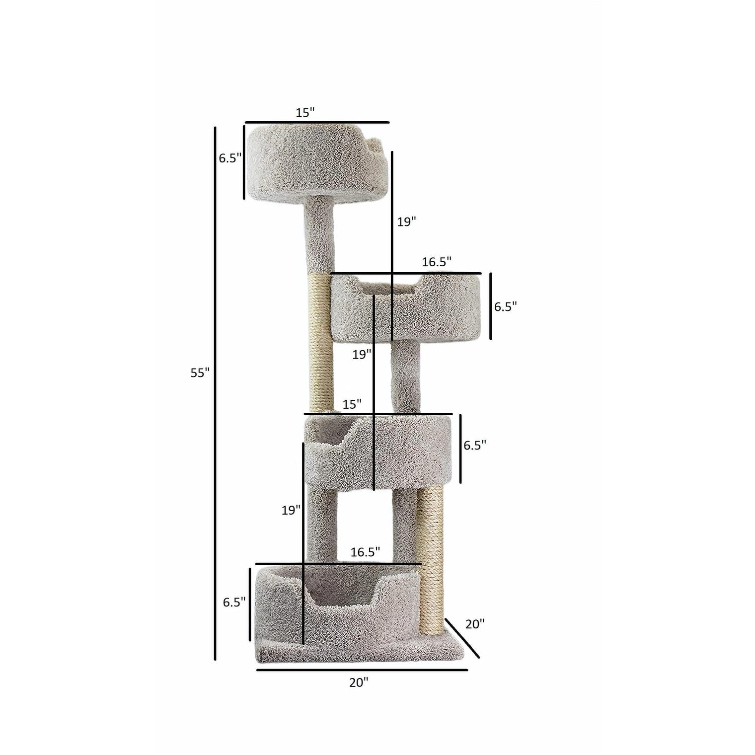 Nouvelle tour pour chats à plusieurs niveaux Cat Condos
