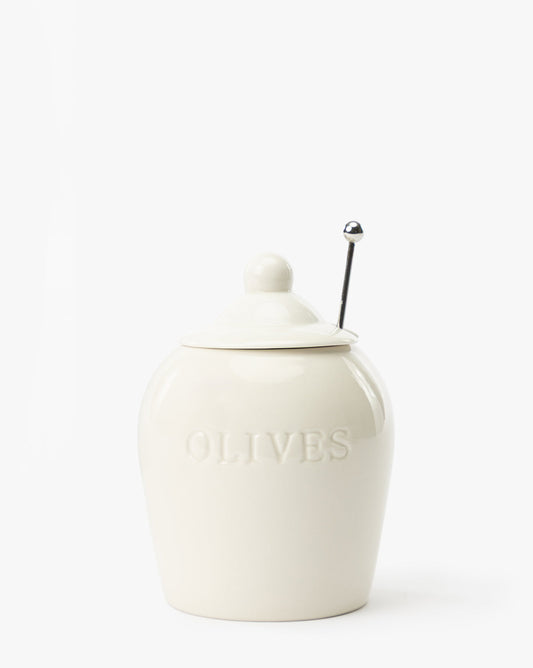 Pot à olives en grès