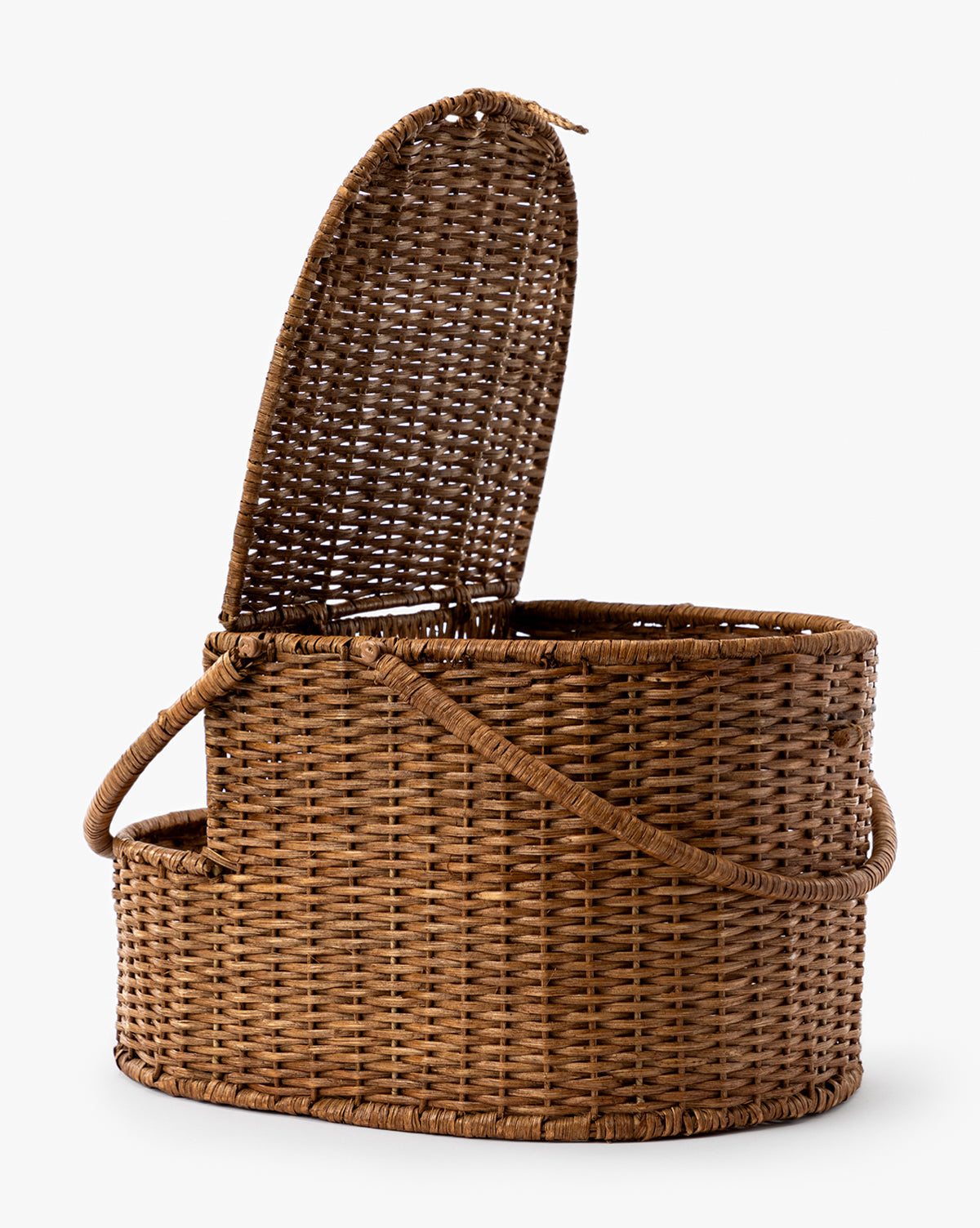 Panier de pique-nique en rotin et osier