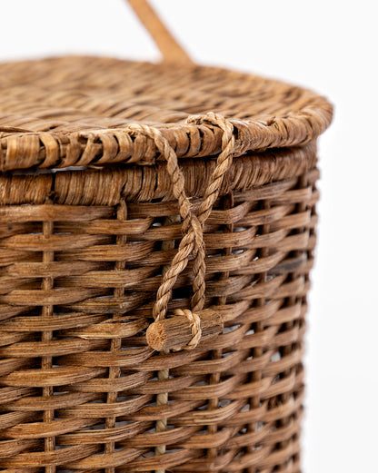 Panier de pique-nique en rotin et osier