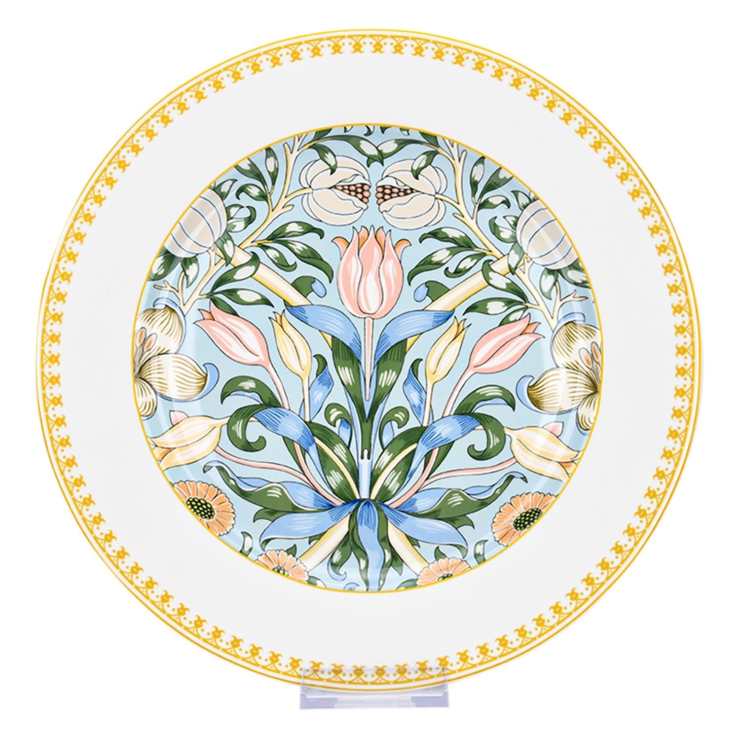 STP Goods Morris Garden Bone China Dinnerware Set of 24 for 6