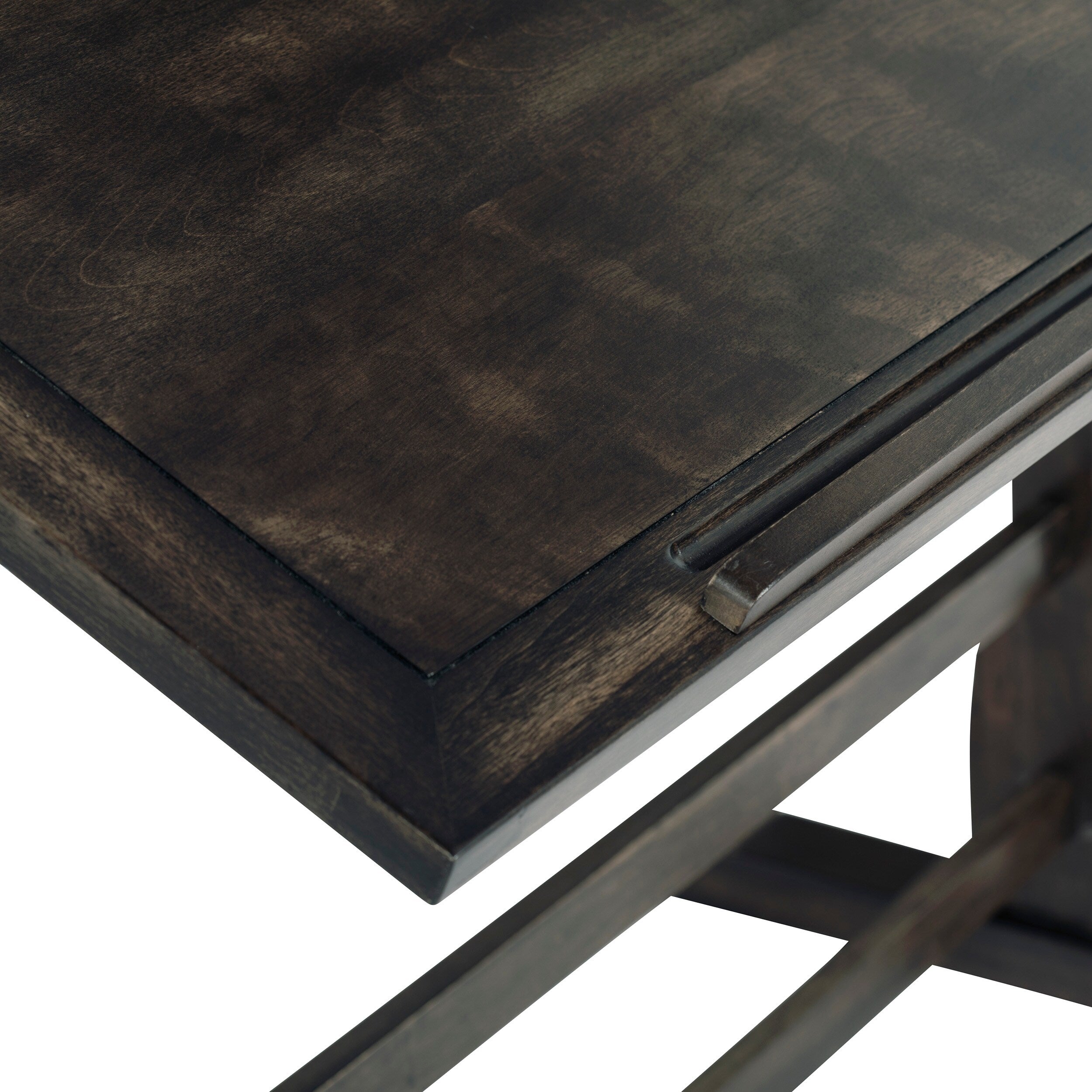 Studio Designs 36-inch Vintage Wood Drafting Table with Angle Adjustable Top for Drawing